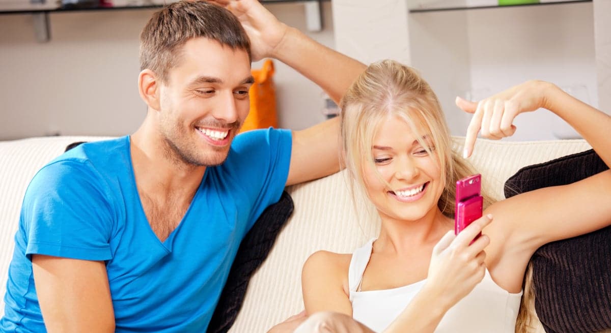Par, hjemmekos, underholdning, snapchat, kondomeriet