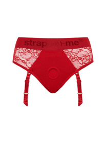 Frekke sexleketøy - Strap-on-me Diva rød truse S - bilde