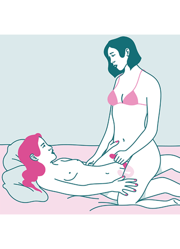 Frekke sexleketøy - Fun Share Lite strap-on rosa - bilde 8