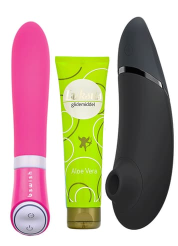 Strukturpakker - Womanizer Next sort orgasmepakke - bilde 1
