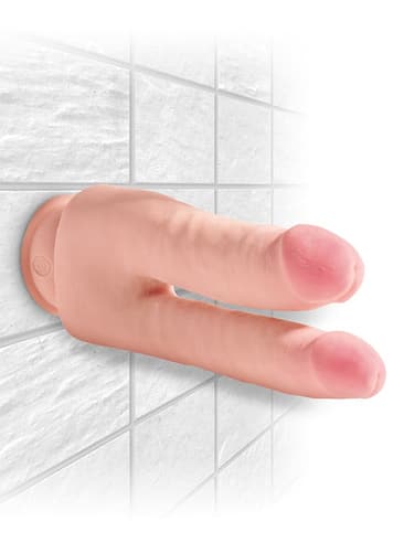 Dildo - Dildo 2-i-1 King Cock Plus 23,5 cm - bilde 4