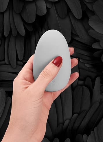 Sexleketøy for henne - Mimi vibrerende egg grå soft tip - bilde 4