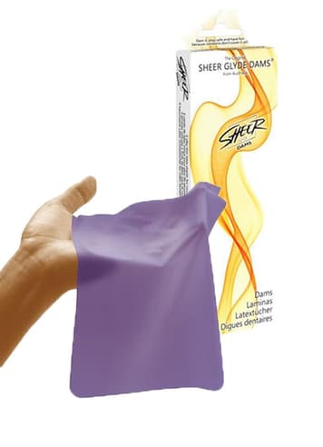 Kondom - Glyde slikkelapper med smak 4 pk - bilde 1